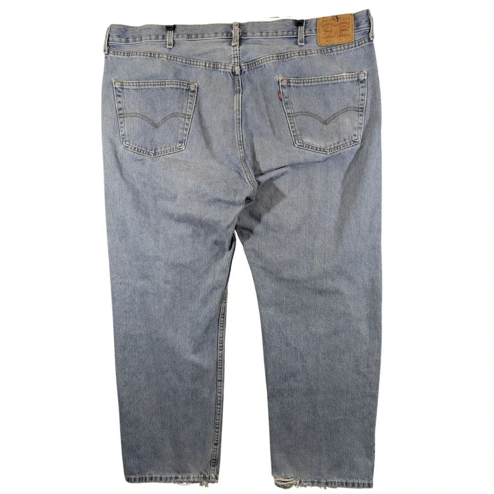 Levi's 505 Men's Jeans Size‎ 47X30.5 (Tag 48x32) Blue Regular Fit Straight Leg